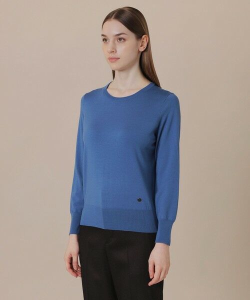 MACKINTOSH LONDON / マッキントッシュ ロンドン  ニット・セーター | 【WEB・一部店舗限定】クリアニットプレーンプルオーバー | 詳細6