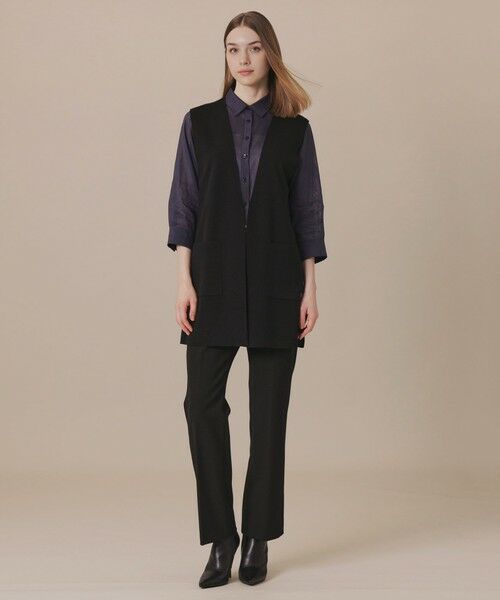 MACKINTOSH LONDON / マッキントッシュ ロンドン  ニット・セーター | 【WEB・一部店舗限定】クリアニットフルニードルジレ | 詳細2