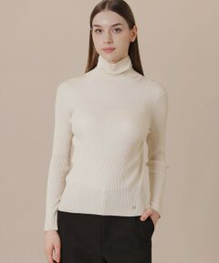 MACKINTOSH LONDON / マッキントッシュ ロンドン  ニット・セーター | 【WEB・一部店舗限定】クリアニットリブタートル