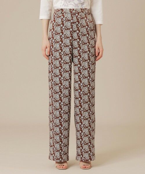 MACKINTOSH LONDON / マッキントッシュ ロンドン  その他パンツ | 【BIBURY FLOWER】バイカラーバイブリーサテンパンツ | 詳細4