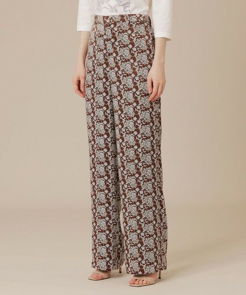 MACKINTOSH LONDON / マッキントッシュ ロンドン  その他パンツ | 【BIBURY FLOWER】バイカラーバイブリーサテンパンツ | 詳細5