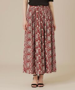 MACKINTOSH LONDON / マッキントッシュ ロンドン  ロング・マキシ丈スカート | 【BIBURY FLOWER】オータムバイブリースカート