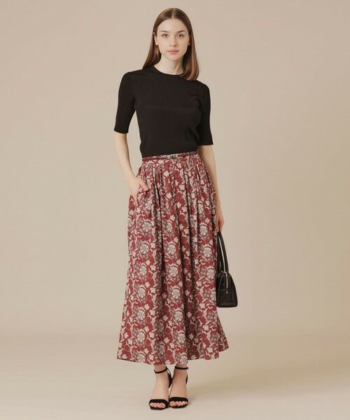 MACKINTOSH LONDON / マッキントッシュ ロンドン  ロング・マキシ丈スカート | 【BIBURY FLOWER】オータムバイブリースカート | 詳細1