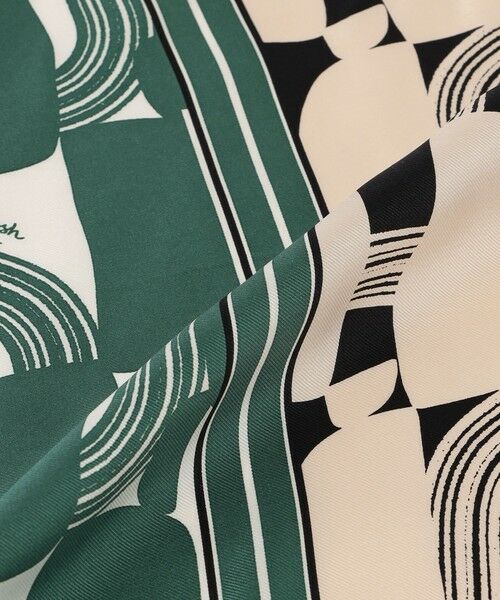 MACKINTOSH LONDON / マッキントッシュ ロンドン  マフラー・ショール・スヌード・ストール | 【Precious12月号/婦人画報11月号掲載】タイルプリントスクエアスカーフ | 詳細2