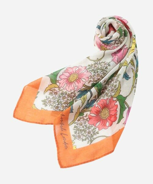 MACKINTOSH LONDON / マッキントッシュ ロンドン  マフラー・ショール・スヌード・ストール | 【婦人画報11月号掲載】colomboバイブリーフラワースカーフ | 詳細5