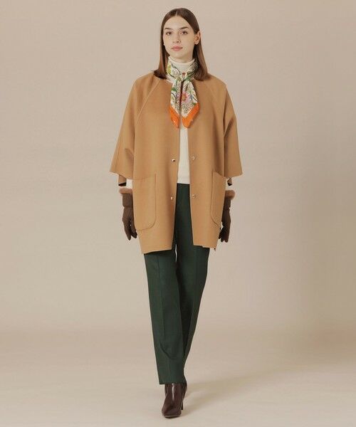 MACKINTOSH LONDON / マッキントッシュ ロンドン  マフラー・ショール・スヌード・ストール | 【婦人画報11月号掲載】colomboバイブリーフラワースカーフ | 詳細1