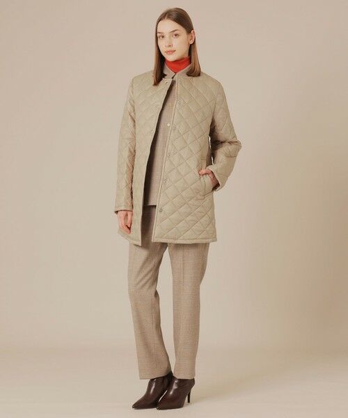 MACKINTOSH LONDON / マッキントッシュ ロンドン  その他アウター | 【Precious12月号/婦人画報11月号掲載】【TilburyNocollarmiddleティルベリーノーカラーミドル】エアリーキルティングノーカラーコート | 詳細3