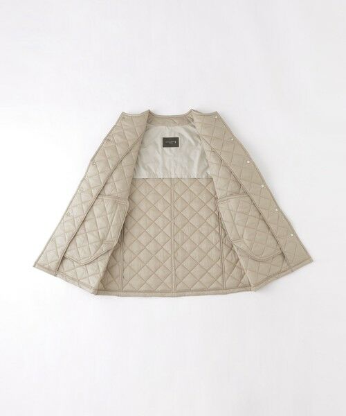 MACKINTOSH LONDON / マッキントッシュ ロンドン  その他アウター | 【Precious12月号/婦人画報11月号掲載】【TilburyNocollarmiddleティルベリーノーカラーミドル】エアリーキルティングノーカラーコート | 詳細8