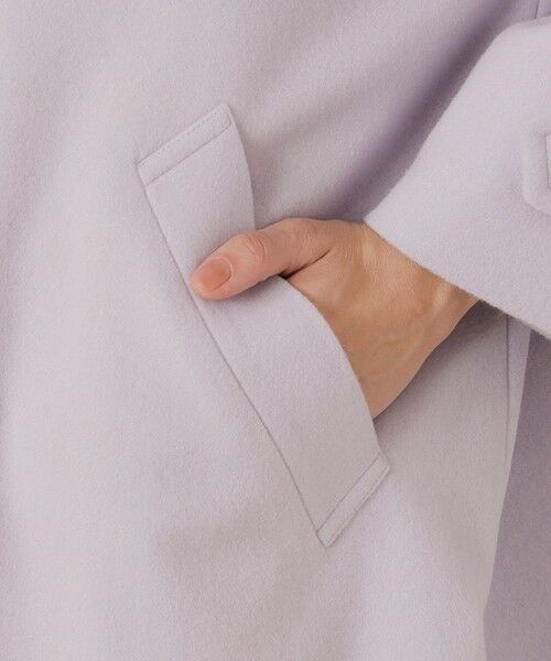 MACKINTOSH LONDON / マッキントッシュ ロンドン その他アウター | 【Precious12月号】【ROSLEY/ロズリー】ぺコラム圧縮ビーバーステンカラーコート | 詳細8