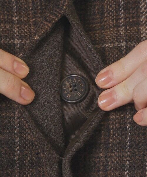 MACKINTOSH LONDON / マッキントッシュ ロンドン  その他アウター | 【WEB・一部店舗限定】【ROSLEY/ロズリー】ウールリバーチェックコート | 詳細7