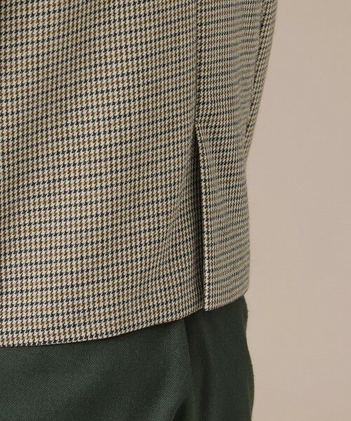 MACKINTOSH LONDON / マッキントッシュ ロンドン ノーカラージャケット | 【婦人画報11月号掲載】レーヨンウールハウンドトゥースジャケット | 詳細7