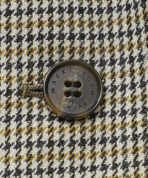MACKINTOSH LONDON / マッキントッシュ ロンドン ノーカラージャケット | 【婦人画報11月号掲載】レーヨンウールハウンドトゥースジャケット | 詳細8