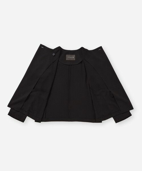 MACKINTOSH LONDON / マッキントッシュ ロンドン  ノーカラージャケット | パウダリーソフトジョーゼットジャケット | 詳細8