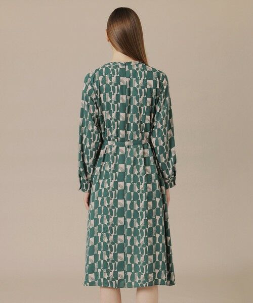 MACKINTOSH LONDON / マッキントッシュ ロンドン ロング・マキシ丈ワンピース | 【婦人画報11月号掲載】レトロタイルプリントワンピース | 詳細7