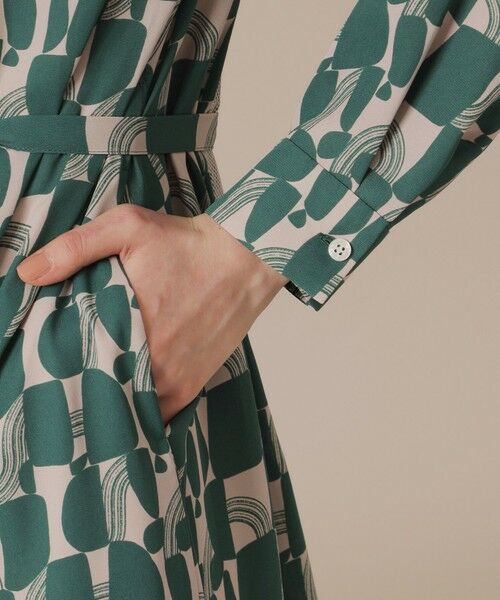 MACKINTOSH LONDON / マッキントッシュ ロンドン ロング・マキシ丈ワンピース | 【婦人画報11月号掲載】レトロタイルプリントワンピース | 詳細9