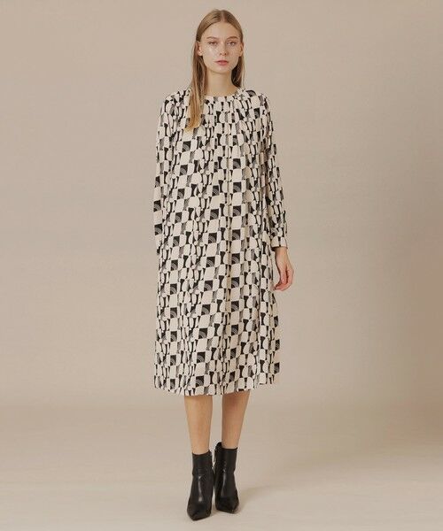 MACKINTOSH LONDON / マッキントッシュ ロンドン ロング・マキシ丈ワンピース | 【婦人画報11月号掲載】レトロタイルプリントワンピース | 詳細2