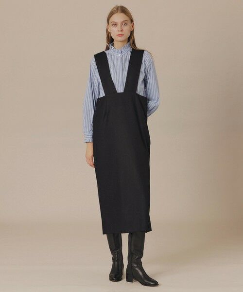 MACKINTOSH LONDON / マッキントッシュ ロンドン ロング・マキシ丈ワンピース | 【婦人画報11月号掲載】ウールサキソニーワンピース | 詳細1