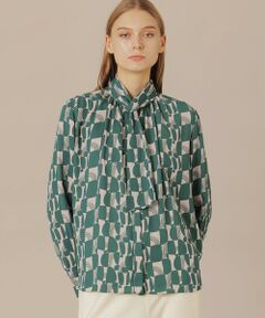 MACKINTOSH LONDON / マッキントッシュ ロンドン  シャツ・ブラウス | 【婦人画報11月号掲載】レトロタイルプリントブラウス