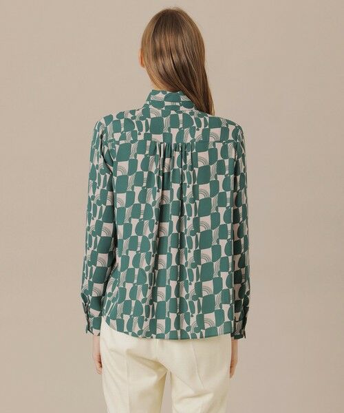 MACKINTOSH LONDON / マッキントッシュ ロンドン  シャツ・ブラウス | 【婦人画報11月号掲載】レトロタイルプリントブラウス | 詳細5