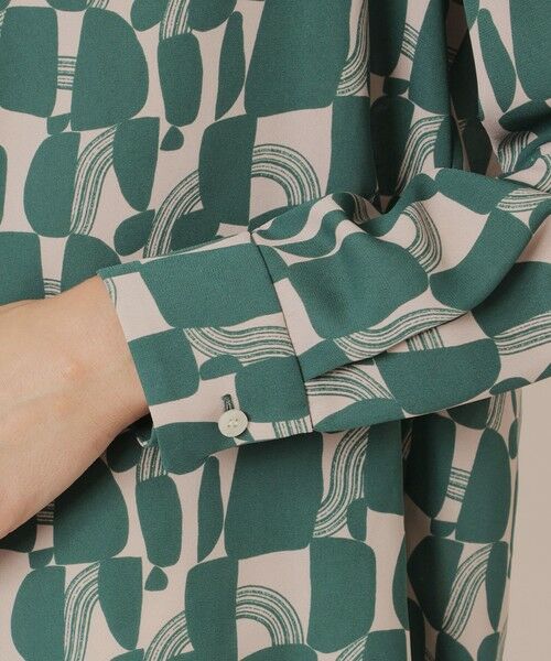 MACKINTOSH LONDON / マッキントッシュ ロンドン  シャツ・ブラウス | 【婦人画報11月号掲載】レトロタイルプリントブラウス | 詳細7