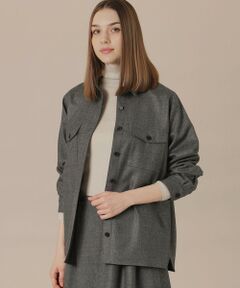 MACKINTOSH LONDON / マッキントッシュ ロンドン  シャツ・ブラウス | ウールサキソニーシャツ
