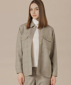 MACKINTOSH LONDON / マッキントッシュ ロンドン  シャツ・ブラウス | ウールサキソニーシャツ