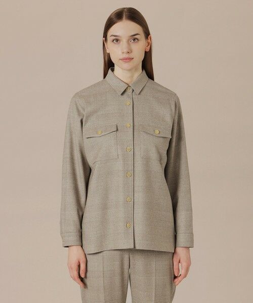 MACKINTOSH LONDON / マッキントッシュ ロンドン  シャツ・ブラウス | ウールサキソニーシャツ | 詳細3
