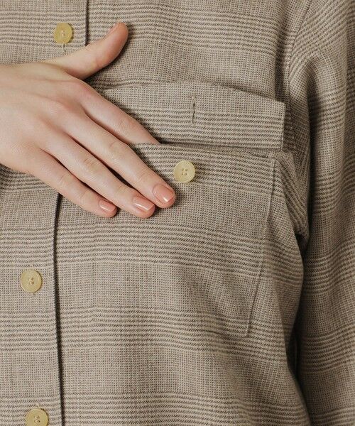 MACKINTOSH LONDON / マッキントッシュ ロンドン  シャツ・ブラウス | ウールサキソニーシャツ | 詳細6