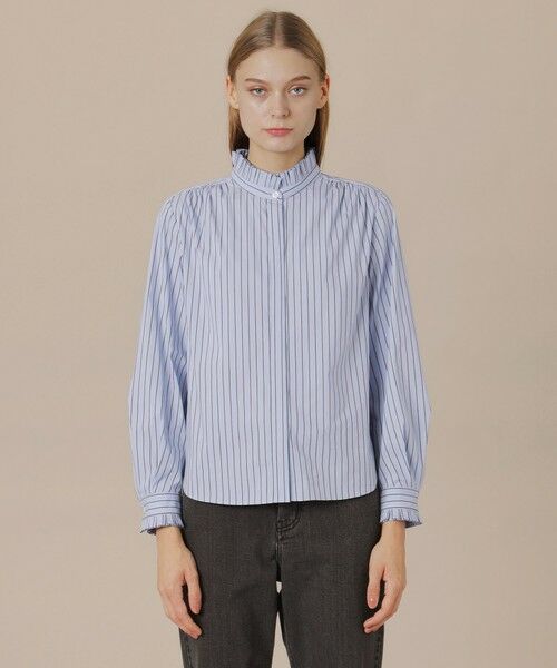 MACKINTOSH LONDON / マッキントッシュ ロンドン  シャツ・ブラウス | 【Precious12月号/婦人画報11月号掲載】ストレッチストライプブラウス | 詳細4