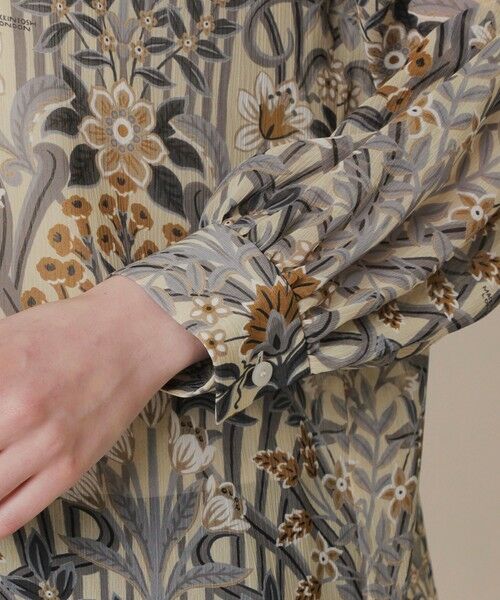 MACKINTOSH LONDON / マッキントッシュ ロンドン  シャツ・ブラウス | ボタニカルウォールプリントブラウス | 詳細6