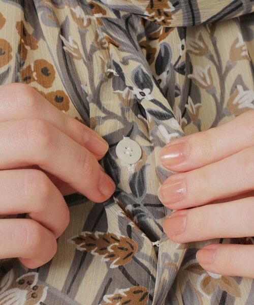 MACKINTOSH LONDON / マッキントッシュ ロンドン  シャツ・ブラウス | ボタニカルウォールプリントブラウス | 詳細7