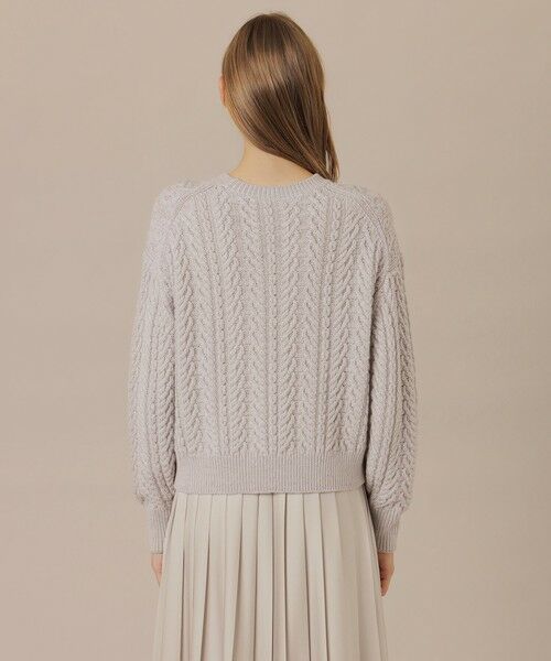 MACKINTOSH LONDON / マッキントッシュ ロンドン  ニット・セーター | 【婦人画報11月号掲載】ブリリアントニットケーブルプルオーバー | 詳細7