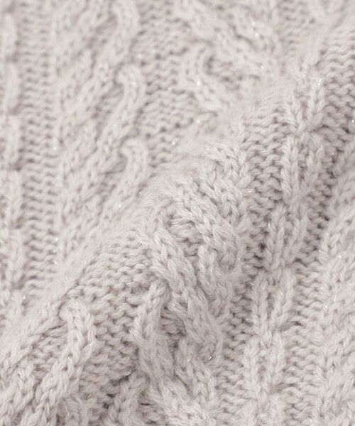 MACKINTOSH LONDON / マッキントッシュ ロンドン  ニット・セーター | 【婦人画報11月号掲載】ブリリアントニットケーブルプルオーバー | 詳細10