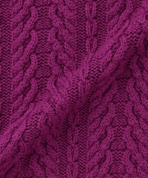 MACKINTOSH LONDON / マッキントッシュ ロンドン  ニット・セーター | 【婦人画報11月号掲載】ブリリアントニットケーブルプルオーバー | 詳細12