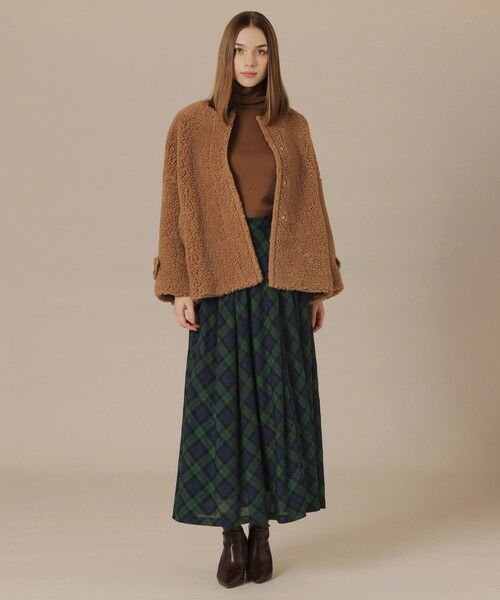 MACKINTOSH LONDON / マッキントッシュ ロンドン  ロング・マキシ丈スカート | 【婦人画報11月号掲載】シアーウールチェックスカート | 詳細2