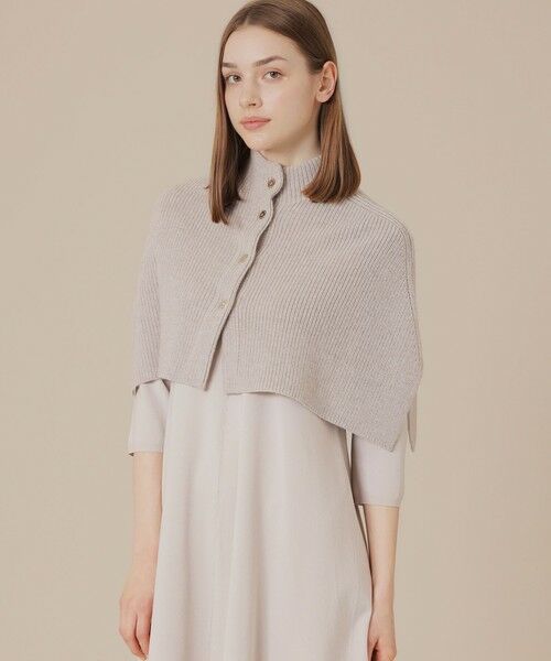 MACKINTOSH LONDON / マッキントッシュ ロンドン  マフラー・ショール・スヌード・ストール | ウールニットケープ | 詳細1