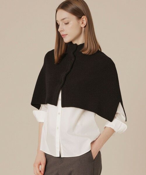 MACKINTOSH LONDON / マッキントッシュ ロンドン  マフラー・ショール・スヌード・ストール | ウールニットケープ | 詳細2