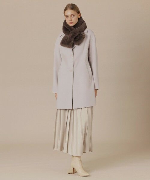 MACKINTOSH LONDON / マッキントッシュ ロンドン  その他アウター | 【Precious12月号】【DURRIS/デュリス】ぺコラムシャルムリーバーコート | 詳細1