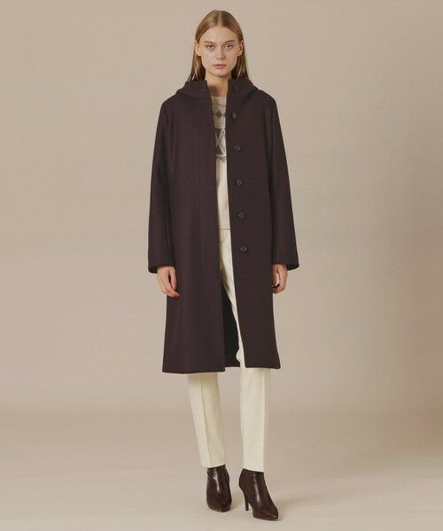 MACKINTOSH LONDON / マッキントッシュ ロンドン その他アウター | 【CHRYSTON/クリストン】ウールダブルクロスメルトンフーデットコート | 詳細3