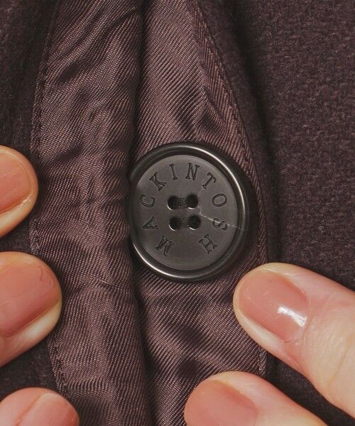 MACKINTOSH LONDON / マッキントッシュ ロンドン その他アウター | 【CHRYSTON/クリストン】ウールダブルクロスメルトンフーデットコート | 詳細8