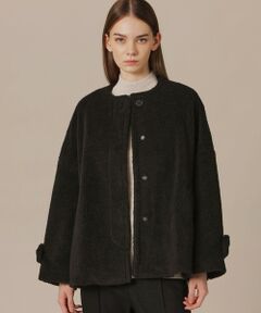 MACKINTOSH LONDON / マッキントッシュ ロンドン  その他アウター | 【WEB・一部店舗限定】【ROSLEY/ロズリー】ウールブレンドボアノーカラーコート