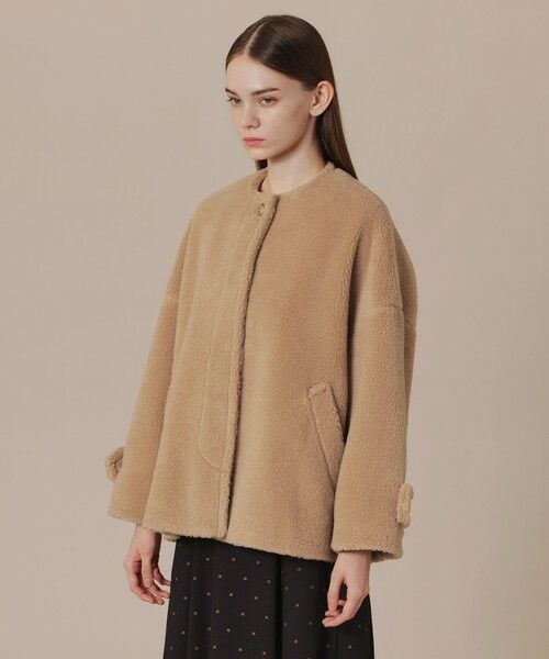 MACKINTOSH LONDON / マッキントッシュ ロンドン  その他アウター | 【WEB・一部店舗限定】【ROSLEY/ロズリー】ウールブレンドボアノーカラーコート | 詳細4