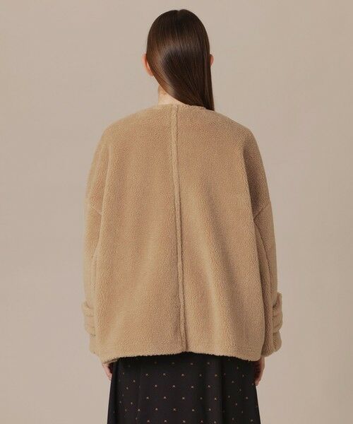 MACKINTOSH LONDON / マッキントッシュ ロンドン  その他アウター | 【WEB・一部店舗限定】【ROSLEY/ロズリー】ウールブレンドボアノーカラーコート | 詳細5