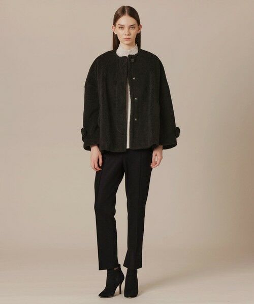 MACKINTOSH LONDON / マッキントッシュ ロンドン  その他アウター | 【WEB・一部店舗限定】【ROSLEY/ロズリー】ウールブレンドボアノーカラーコート | 詳細1