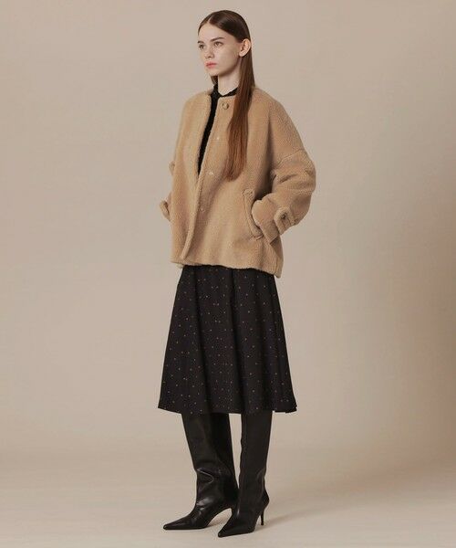 MACKINTOSH LONDON / マッキントッシュ ロンドン  その他アウター | 【WEB・一部店舗限定】【ROSLEY/ロズリー】ウールブレンドボアノーカラーコート | 詳細2