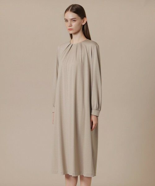 MACKINTOSH LONDON / マッキントッシュ ロンドン  ロング・マキシ丈ワンピース | ウールプレーティングワンピース | 詳細4