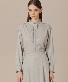 MACKINTOSH LONDON / マッキントッシュ ロンドン  シャツ・ブラウス | Ｍドットプリントブラウス