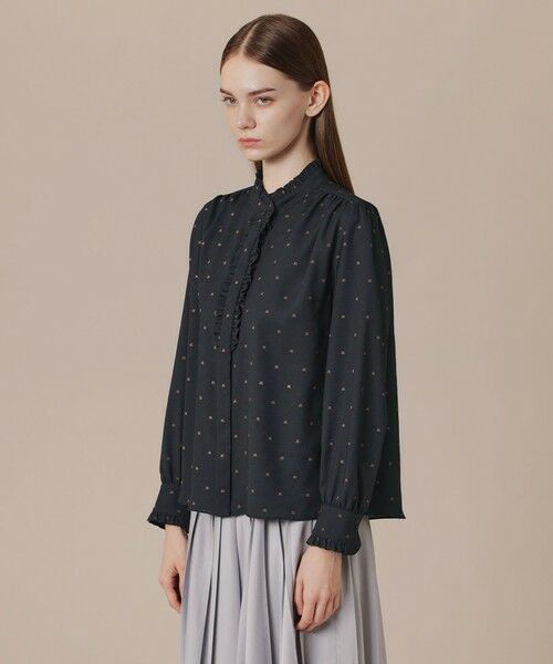 MACKINTOSH LONDON / マッキントッシュ ロンドン  シャツ・ブラウス | Ｍドットプリントブラウス | 詳細4