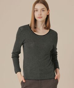 MACKINTOSH LONDON / マッキントッシュ ロンドン  ニット・セーター | 【SUPER FINE LAB.】メルテッドサウラコットンクルーネックプルオーバー