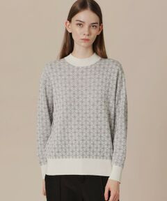 MACKINTOSH LONDON / マッキントッシュ ロンドン  ニット・セーター | ブリリアントアンドリュージャカードニットプルオーバー